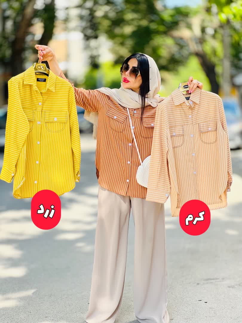 شومیز کتان نخ 2583